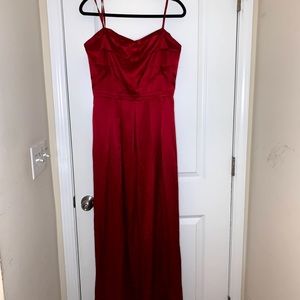 Broken Red long fancy dress